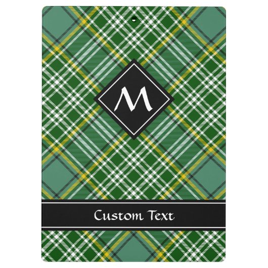 Clan Currie Tartan Klembord (Achterkant)