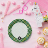 Clan Currie Tartan Papieren Bordje (Feest)