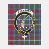 Clan Dalmahoy Tartan Pset Fleece Deken (Voorkant)