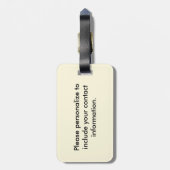 Clan Davidson Bagagelabel (Achterkant verticaal)