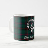 Clan Davidson Crest Badge en Tartan  Koffiemok (Voorkant links)