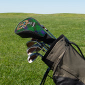 Clan Davidson Crest over Tartan Golfheadcover (Insitu)