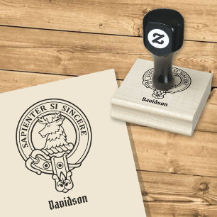 Clan Davidson Crest Rubber Stamp Rubberstempel