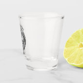 Clan Davidson Crest Shot Glas (Rechts)