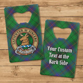 Clan Davidson Crest sur Tartan