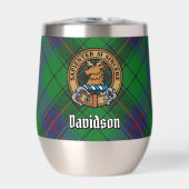 Clan Davidson Crest sur Tartan (Avant)