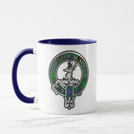 Clan Davidson Crest & Tartan Mug (Gauche)