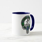 Clan Davidson Crest & Tartan Mug (Devant droit)