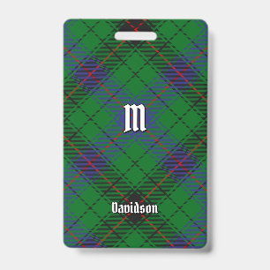 Clan Davidson Tartan Badge