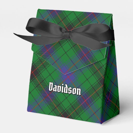 Clan Davidson Tartan Bedankdoosjes (Voorkant Zijde)