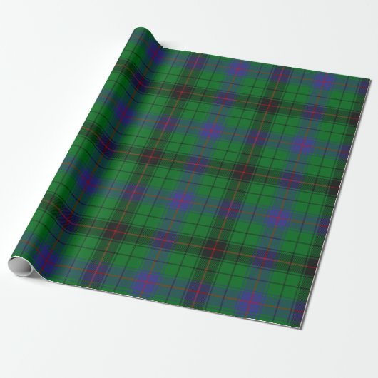 Clan Davidson Tartan Cadeaupapier (Uitgerold)