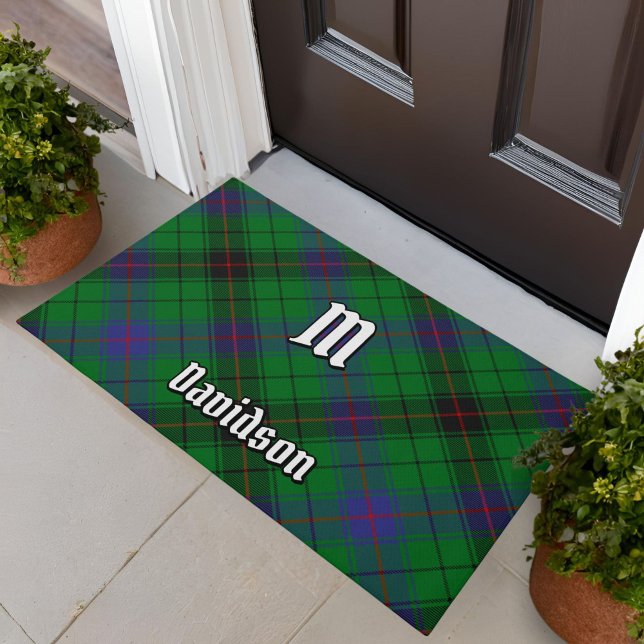 Clan Davidson Tartan Deurmat (Creator heeft geüpload)