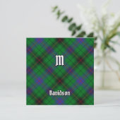Clan Davidson Tartan Kaart (Staand voorkant)