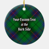 Clan Davidson Tartan Keramisch Ornament (Achterkant)