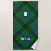 Clan Davidson Tartan Strandlaken (Voorkant)