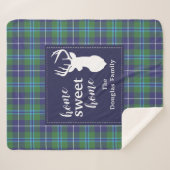 Clan de vacances Tartan personnalisé Douglas Plaid (Devant (Horizontal))