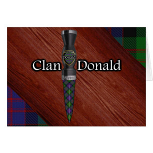 Clan Donald Tartan Sgian Dubh Blade