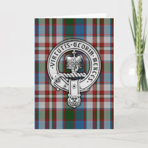Clan Donnachaidh (Robertson) Crest & Dress Tartan Kaart