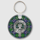 Clan Donnachaidh / Robertson Crest & Hunting Tarta Sleutelhanger (Voorkant)