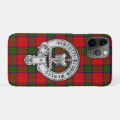 Clan Donnachaidh (Robertson) Crest & Tartan Case-Mate iPhone Case (Achterkant (horizontaal))