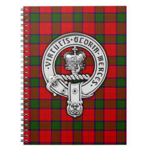 Clan Donnachaidh (Robertson) Crest & Tartan Notitieboek