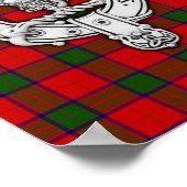 Clan Donnachaidh (Robertson) Crest & Tartan Poster (Hoek)
