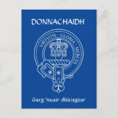 Clan Donnachaidh (Robertson) Crest & War Cry Briefkaart (Voorkant)