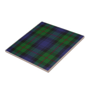 Clan Donnachaidh   Robertson Hunting Tartan Tegeltje