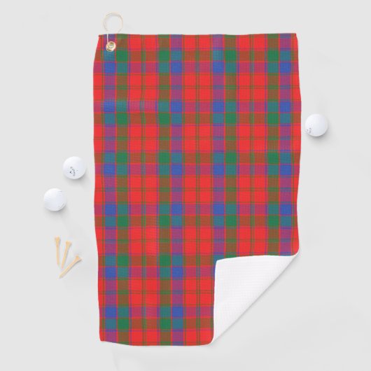 Clan Donnachaidh Robertson Scottish Tartan Golfhanddoek (Insitu)