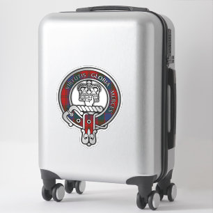 Clan Donnachaidh (Robertson) Tartan Crest Sticker