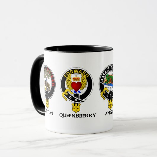 Clan Douglas 3 Crest Mug (Devant gauche)
