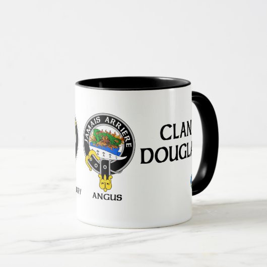 Clan Douglas 3 Crest Mug (Devant droit)
