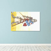 Clan Douglas Art Archibald Canvas Afdruk (Insitu (Houten vloer))