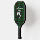 Clan Douglas Crest Badge & Tartan Pickleball Paddle (Links)