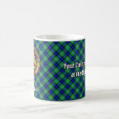 Clan Douglas Crest over Tartan Koffiemok (Center)