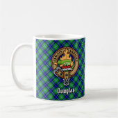 Clan Douglas Crest over Tartan Koffiemok (Links)