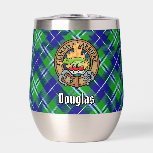 Clan Douglas Crest sur Tartan (Avant)