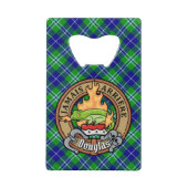 Clan Douglas Crest sur Tartan (Devant)