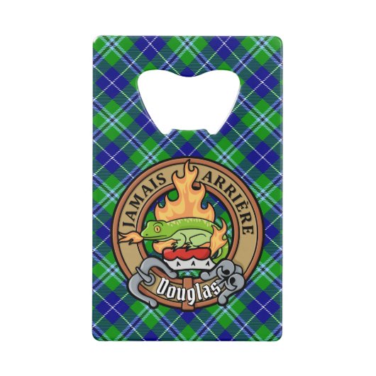 Clan Douglas Crest sur Tartan (Devant)