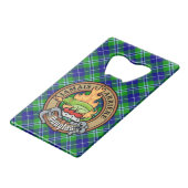 Clan Douglas Crest sur Tartan (Devant Angle)