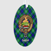 Clan Douglas Crest sur Tartan (devant)