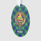 Clan Douglas Crest sur Tartan (devant)