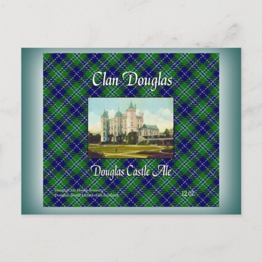 Clan Douglas Douglas Castle Ale Briefkaart (Voorkant)