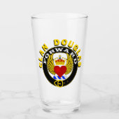 Clan Douglas "FORWARD" 16oz Glass Tumbler (Voorkant)