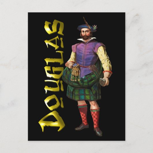 Clan Douglas Hooglandendroom Briefkaart (Voorkant)