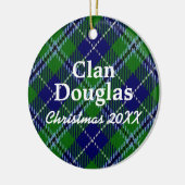 Clan Douglas Scottish Tartan Keramisch Ornament (Links)