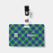 Clan Douglas Tartan Badge (Voorzijde met clip)