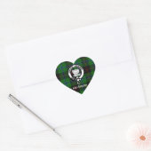 Clan Douglas Tartan Crest Hart Sticker (Envelop)