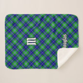 Clan Douglas Tartan Sherpa Deken (Voorkant (horizontaal))