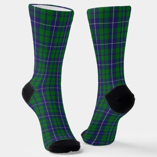 Clan Douglas Tartan Sokken (Gebogen)